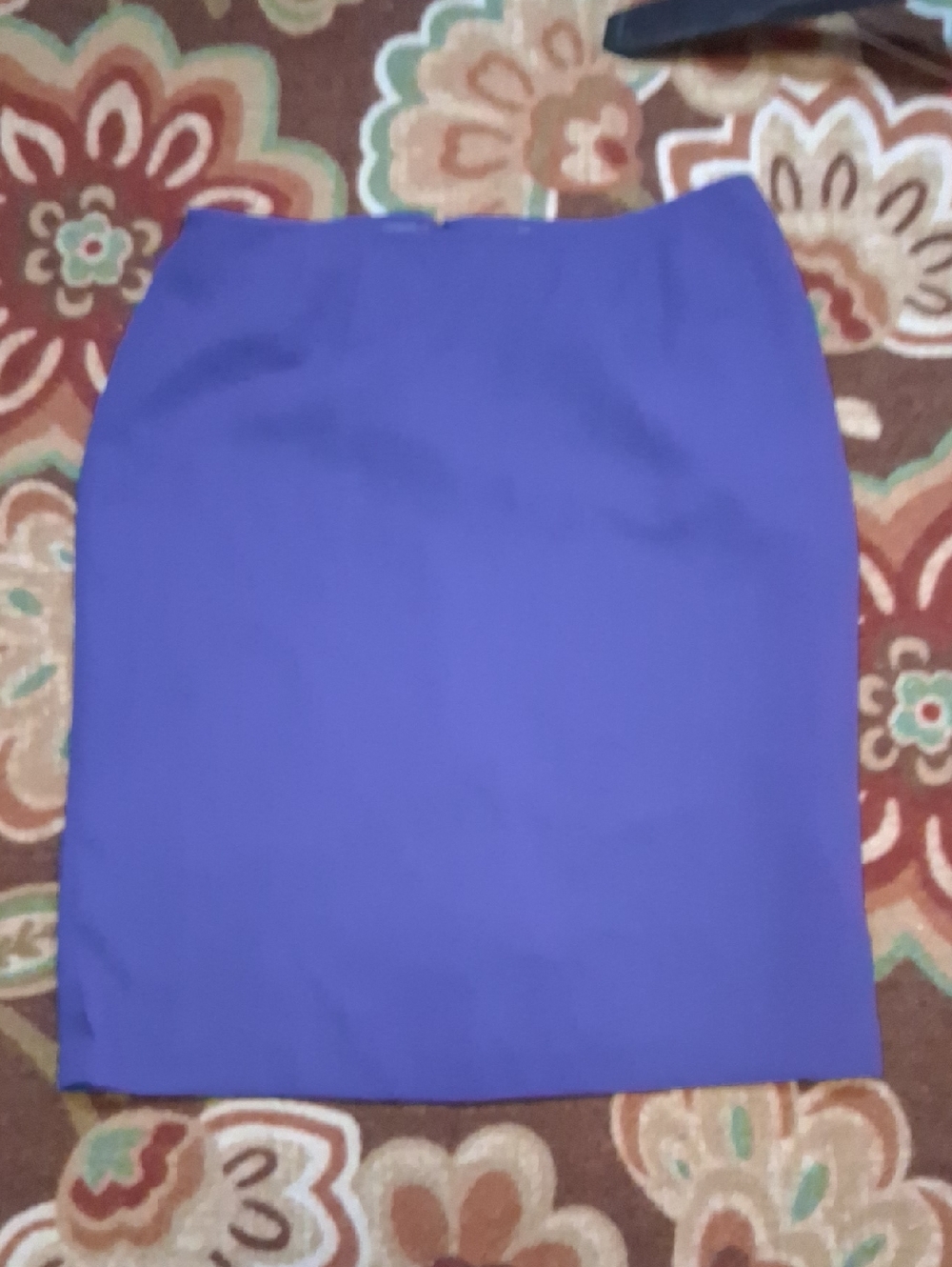 Le Suit Vibrant Purple Pencil Skirt